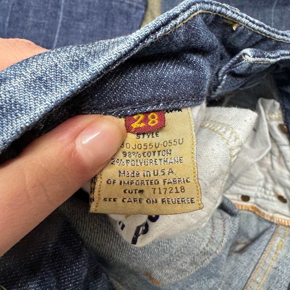7 For All Mankind Vintage A-pocket Bootcut Jeans - Women’s 28 - Picture 4 of 4